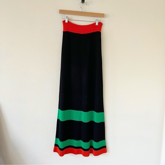 Giorgio di Sant' Angelo Biplane Intarsia Knit Maxi Dress - Picture 5 of 10